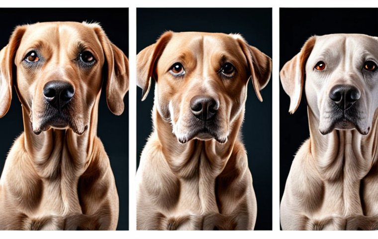 Here are three image prompts in English, summarized from the provided text, focusing on different aspects of dog cancer treatment:
