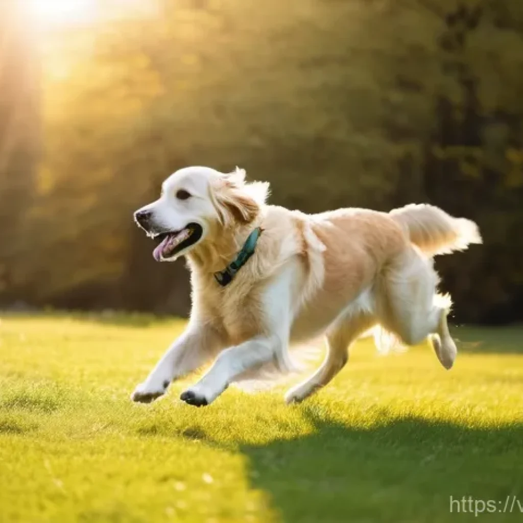 반려동물 영양제 성분 비교 - **Joint Health: A Joyful Senior Dog in Motion**
"A heartwarming, highly detailed image of a seni...